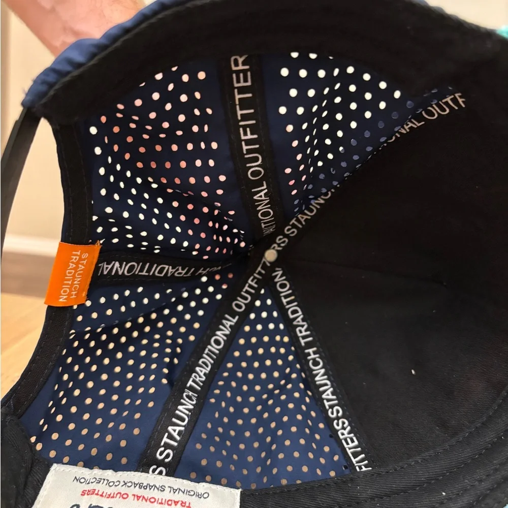 Whataburger Men's Navy Blue Rope-Trim Snapback Hat